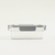 TUPPER RECTANGULAR DE ACRILICO Y CIERRE HERMETICO GRIS 950ML