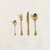 Set de cubiertos Lisboa dorados x16 - comprar online