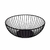 Frutera redonda rayada negra - comprar online
