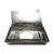 Asadera rectangular desmontable 34cm