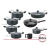 Wok 32cm Hudson Aluminio Antiadherente en internet