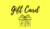Gift Card monto a eleccion