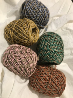 Cordón de Yute y Algodón rosa viejo en internet