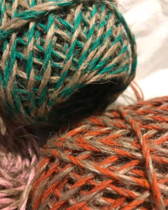 Cordón de Yute y Algodón Verde - comprar online