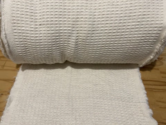 Paño Nido de abeja Crudo 56 cm de ancho en internet