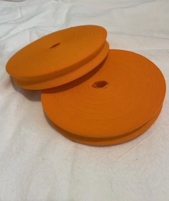 Cinta bies naranja 2cm de ancho. Precio por pieza