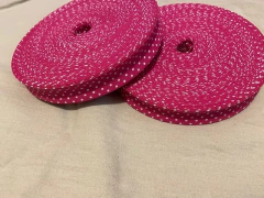 Cinta bies lunares fuxia 2cm de ancho. Precio por pieza