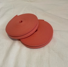 Cinta bies rosa coral 2cm de ancho. Precio por pieza