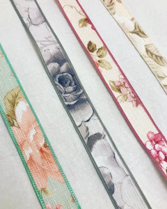 Cinta Galón Aqua estampada