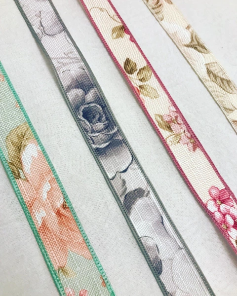 Cinta Galón Aqua estampada