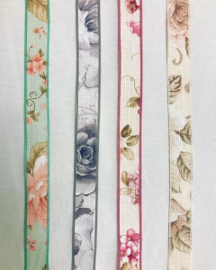 Cinta Galón Beige estampada - comprar online