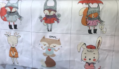 Paños de almohadones de Gabardina