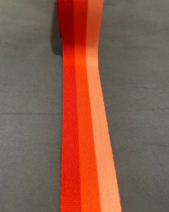 Cinta mochilera sublimada 4cm. Pieza x 10mt