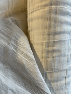 Tusor labrado Bitrama color Off White. 1.50 de ancho - comprar online