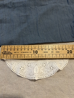 Apliques blancos de Broderie - pack x 10 u - TelasEnvio