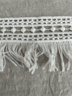 Galón fleco poliéster 7 cm de alto. 13,35 mt - comprar online