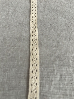 Entre dos de Crochet de algodón natural 1 cm de ancho. 20 MT - comprar online