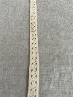 Entre dos de Crochet de algodón natural 1 cm de ancho. 19 MT - comprar online