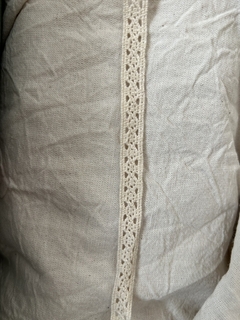 Entre dos de Crochet de algodón natural 1 cm de ancho. 18 MT en internet
