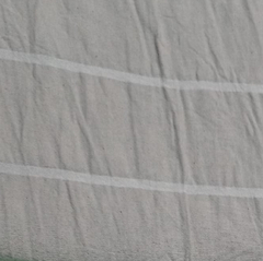 Tusor Rayado Gris Perla 1.60 de ancho