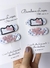 Hair clips hello kitty