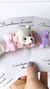 Presilha tweed ursinho candy na internet