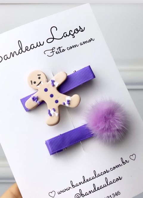 Par hair clips halloween