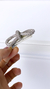 Laço micro infinito tubo de strass