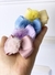 Laço cruzadinho duplo pompom