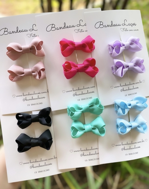 Parzinho mini laço boutique