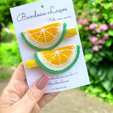 Hair clips laranja - comprar online