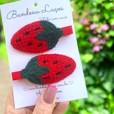 Hair clips moranguinho - comprar online