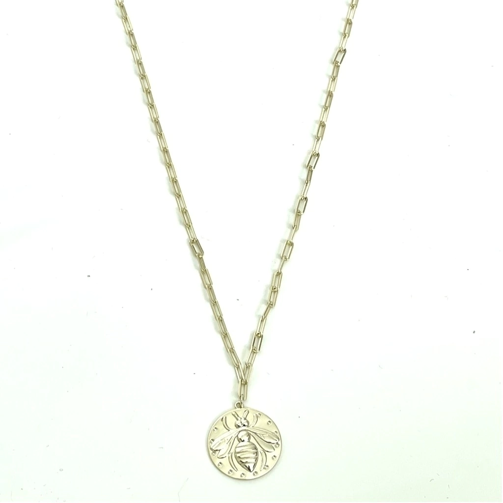 Collar Cadena Abeja Plata 925 CA209