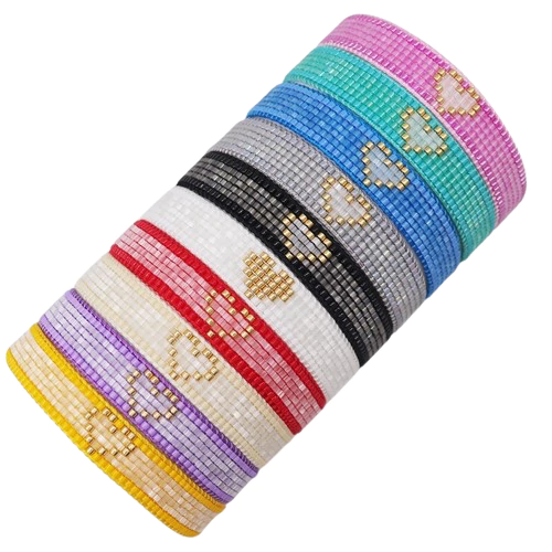 Pulsera Corazon Medio