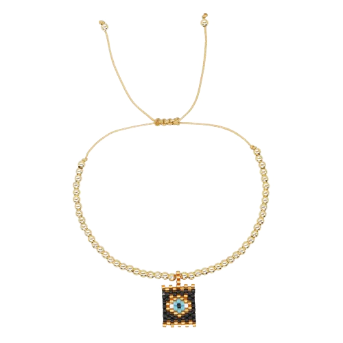Pulsera Dije Ojo Colgante