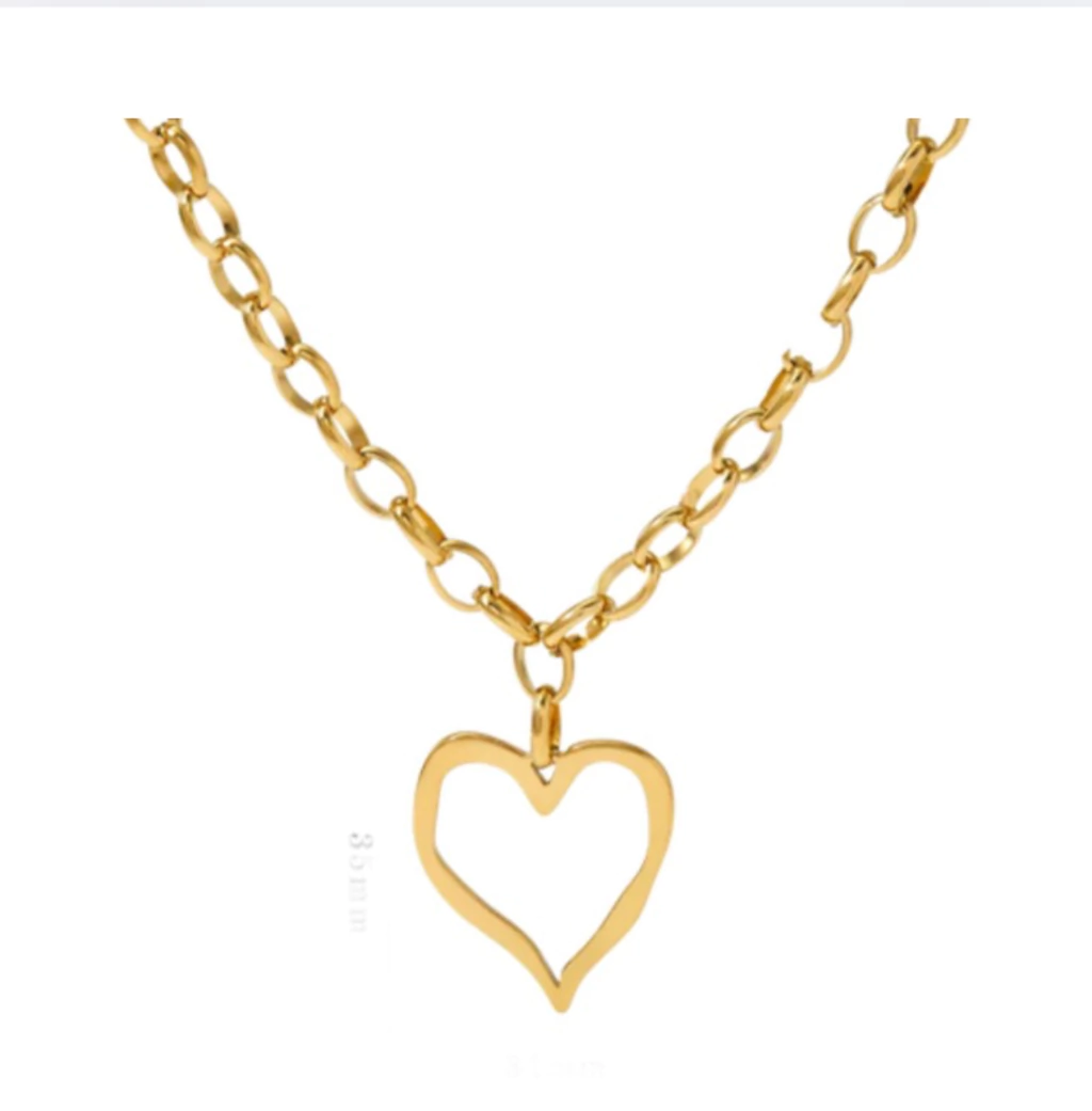 Collar Cadena Corazon