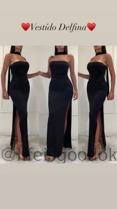 Vestído Delfina Negro - comprar online