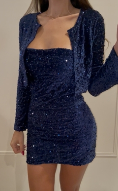 Set Velvet Azul Marino en internet