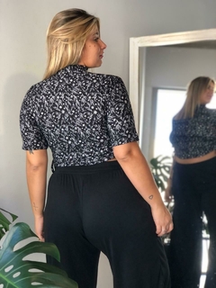 Pantalon wide - Verde lima