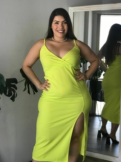 vestido midi zaira - comprar online