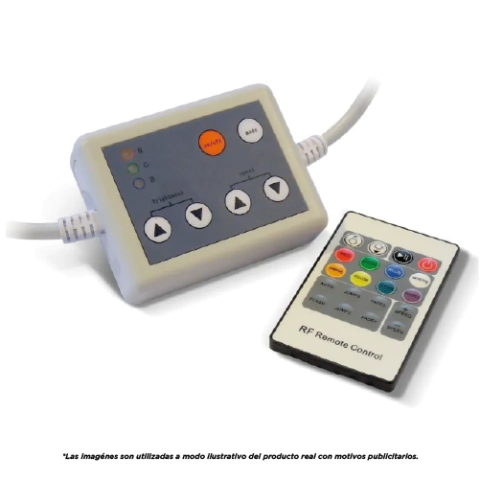 CONTROLADOR RGB 12-24V 3X4A CON CONTROL - SKU - 36687