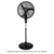 INDELPLAST - VENTILADOR DE PIE 20" CON BOTONERA 90W BASE ESTABLE - SKU - 38993