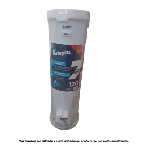 ROTOPLAS - TERMOTANQUE MULTIGAS 120L TMGR120 DE PIE - SKU - 44848