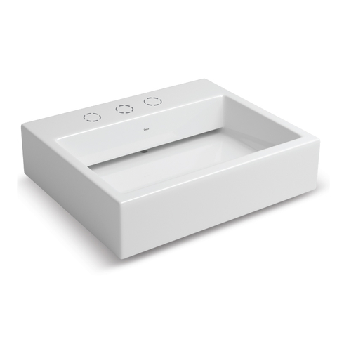 DECA - BACHA DE APOYO RECTANGULAR 3 AGUJEROS L87.17 - SKU - 44919