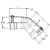 DURATOP - CODO A 45º H-H 63MM - SKU - 4032 - comprar online