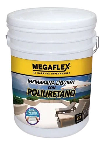 MEGAFLEX - MEMBRANA LÍQUIDA BLANCO CON POLIURETANO - SKU - 32688