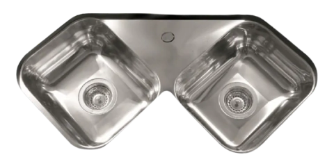 JOHNSON - BACHA DOBLE COCINA ESQUINERA X28 - SKU - 36177 - comprar online