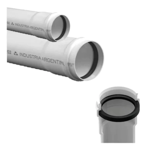 TIGRE - CAÑO TUBO PVC DESAGÜE JUNTA ELÁSTICA 110X4m - SKU 2443