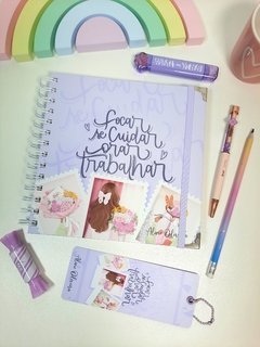 Agenda sem data 2 dias Self Love tamanho Quadradinho