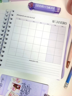 Agenda permanente 2 dias Self Love tamanho Quadradinho - loja online